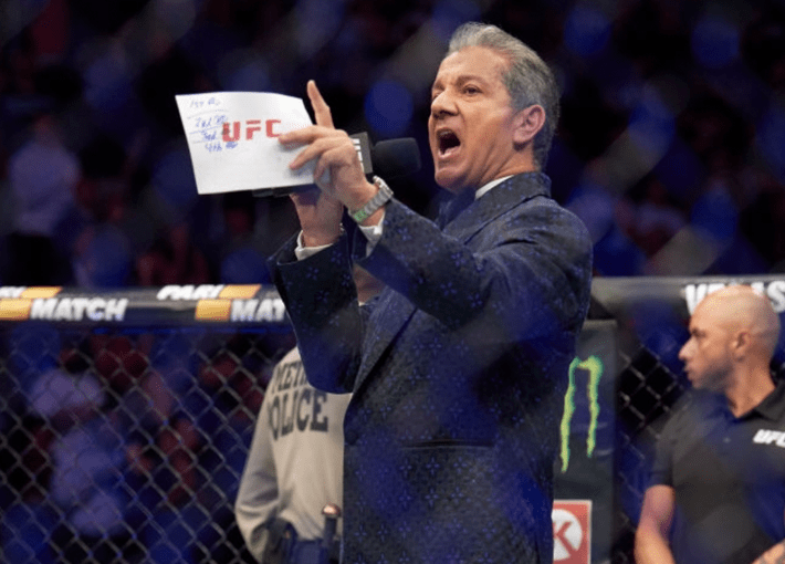 UFC 228, Bruce Buffer in King & Bay