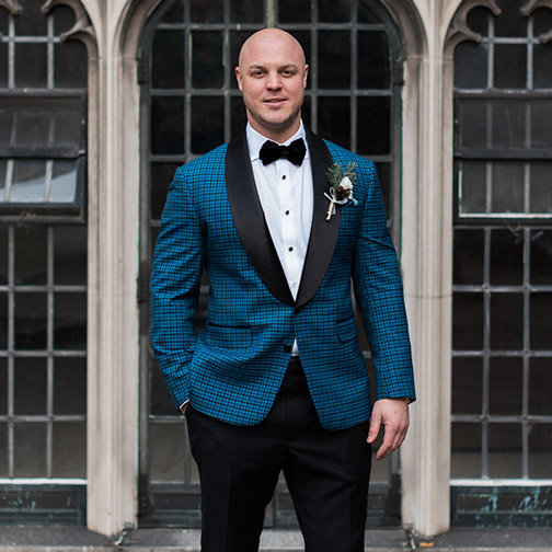 Jason Pottinger Wedding Smoking Jacket King & Bay