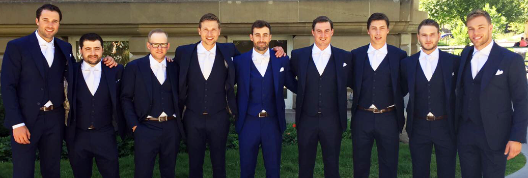 Eberle's wedding included McDavid taking shots on Hall and the Oilers  rocking out with Brett Kissel - Article - Bardown