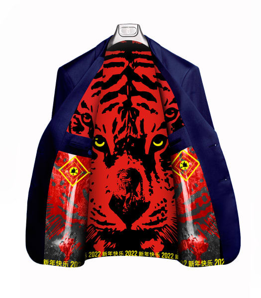 Exclusive Lining Design for Chinese New Year of the Water Tiger