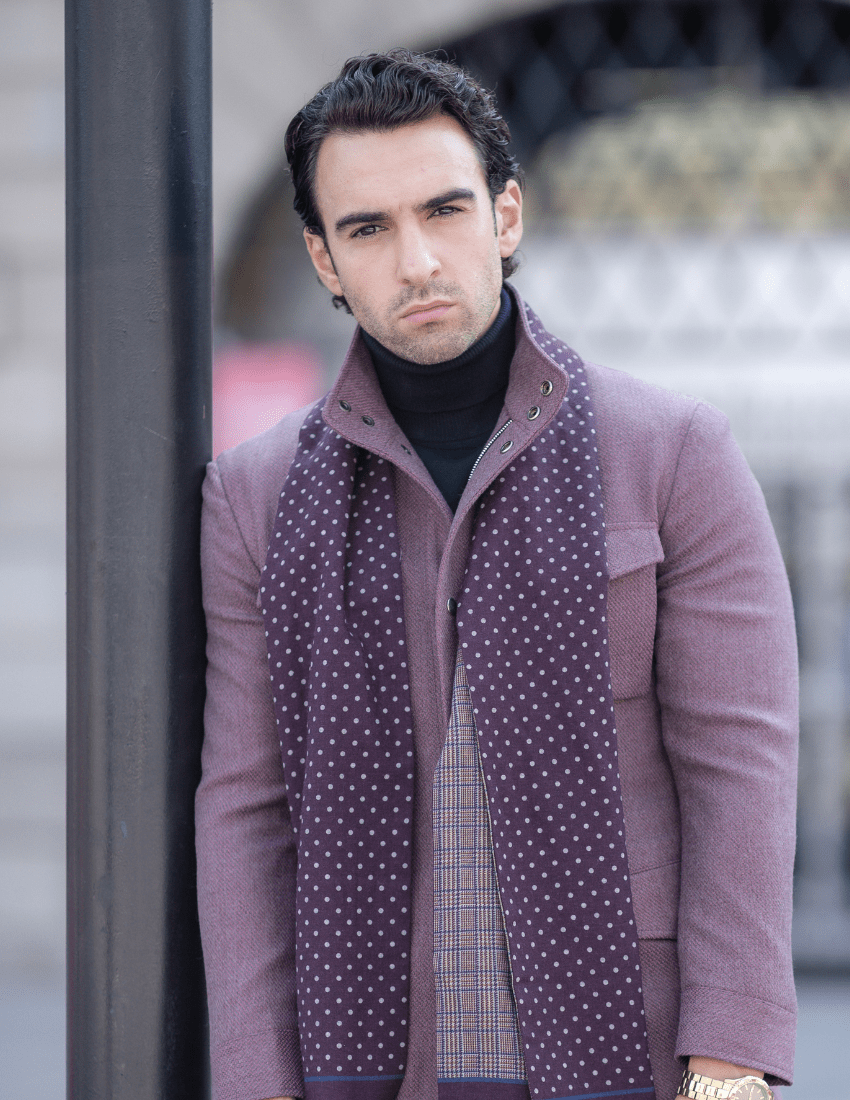 Advice on How Men Can Stylishly Wear a Roll Neck Sweater, King & Bay Custom Clothing, Toronto, Canada