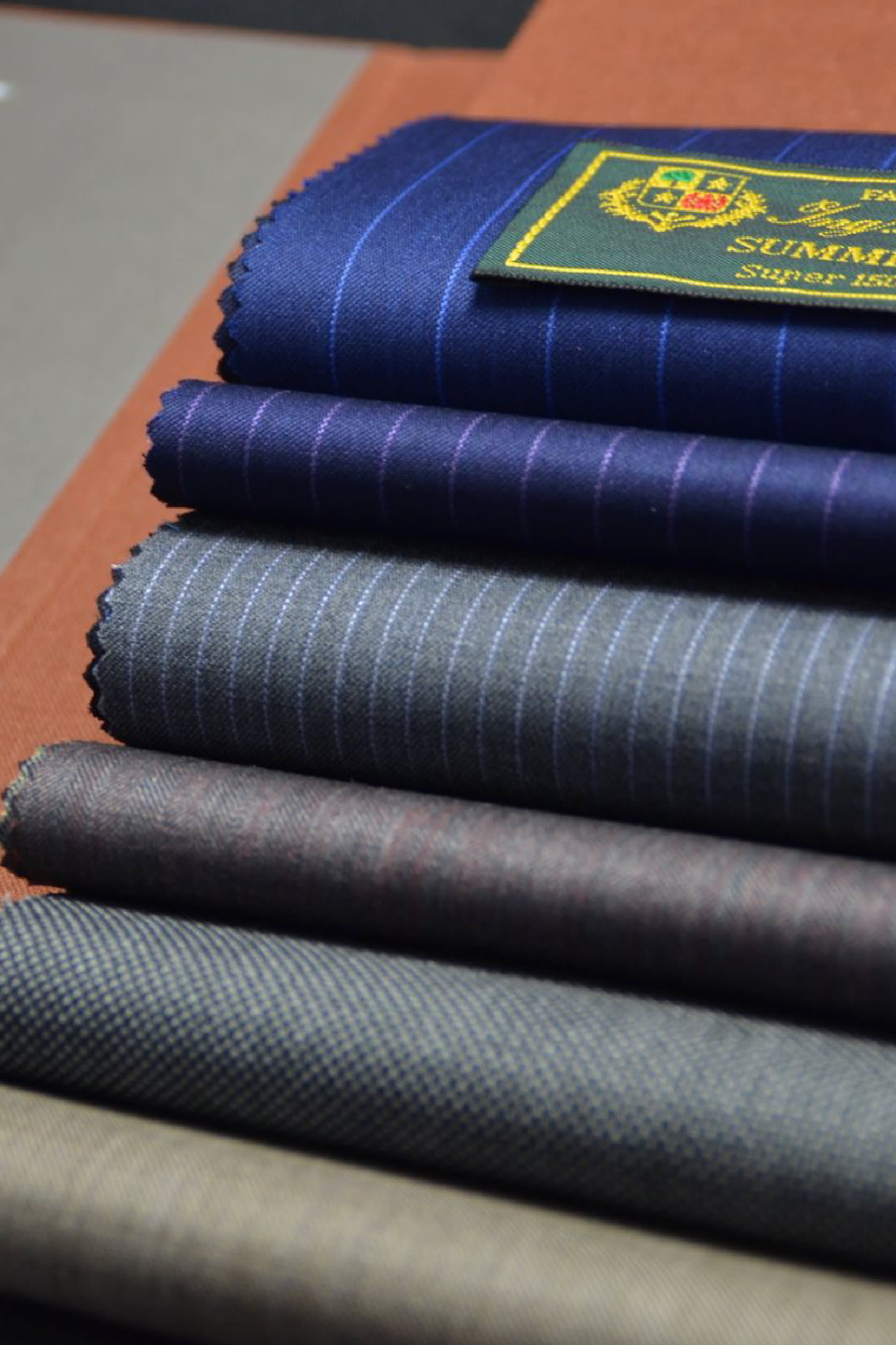 King & Bay Fabric options for custom garments