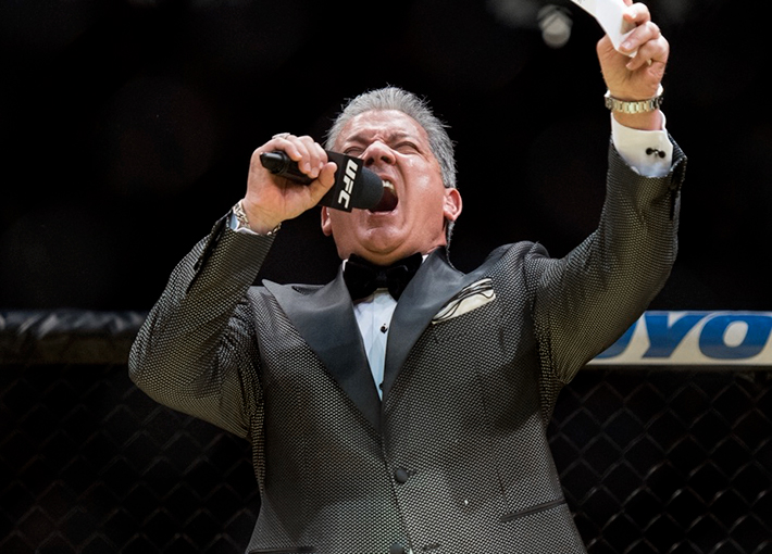 UFC 200, Bruce Buffer in King & Bay