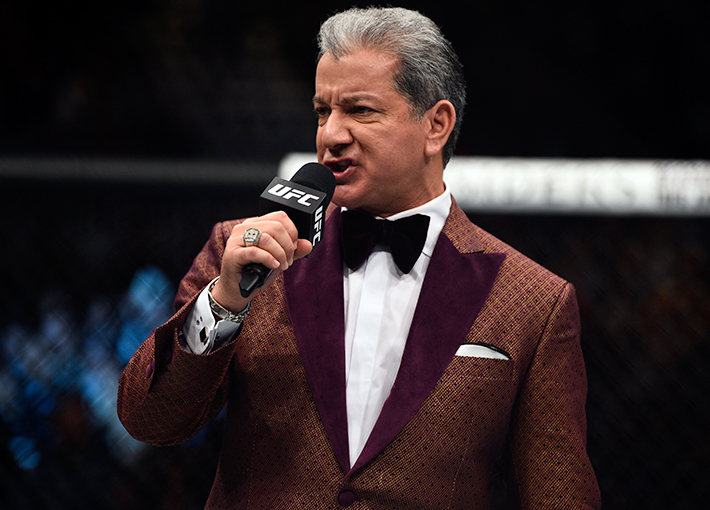 UFC 207, Bruce Buffer in King & Bay