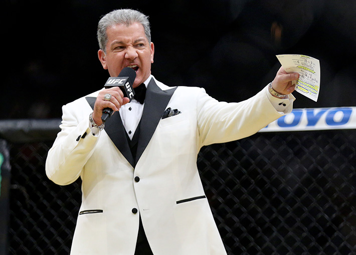 UFC 212, Bruce Buffer in King & Bay