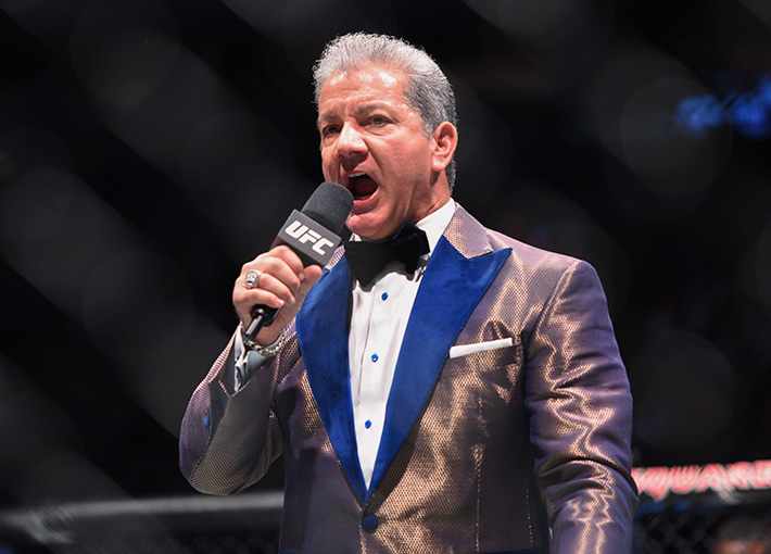 UFC 214, Bruce Buffer in King & Bay