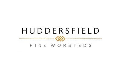 Huddersfield Fine Worsteds Logo, King & Bay Bespoke Solutions, Toronto, Canada