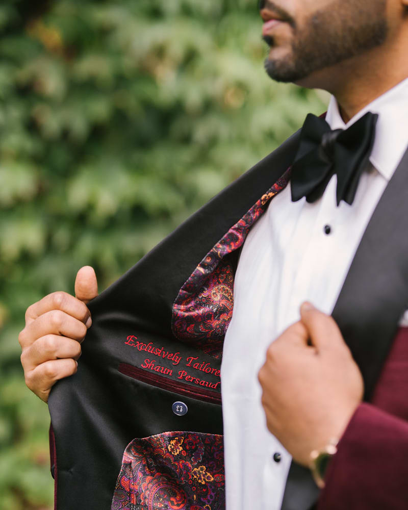 Custom suit jacket lining outlet