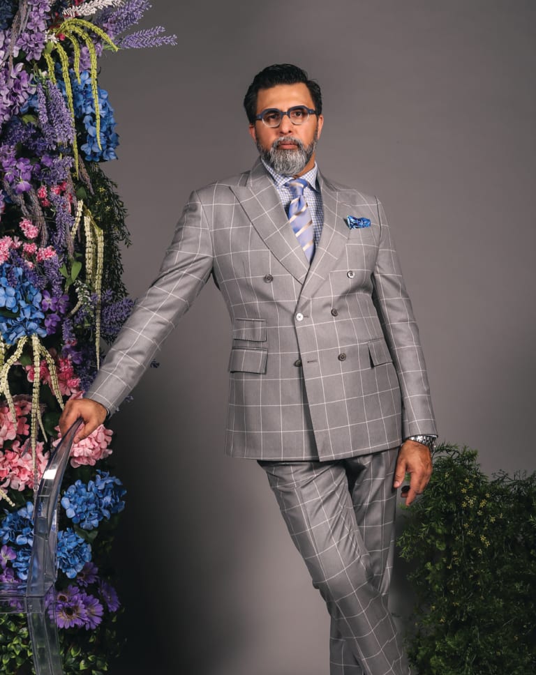 Double breasted suit summer sales
