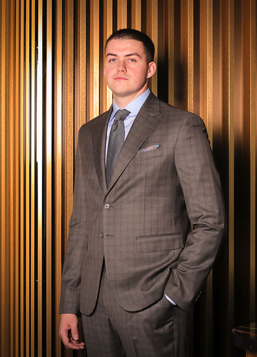 Ronan Healey in Custom Business Suit from King & Bay