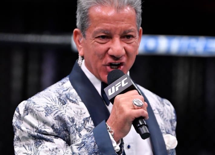 UFC 252, Bruce Buffer in King & Bay